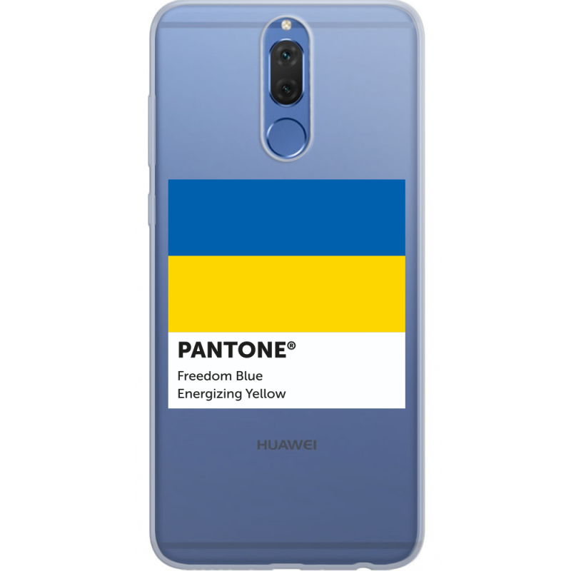 Прозрачный чехол Uprint Huawei Mate 10 Lite Pantone вільний синій