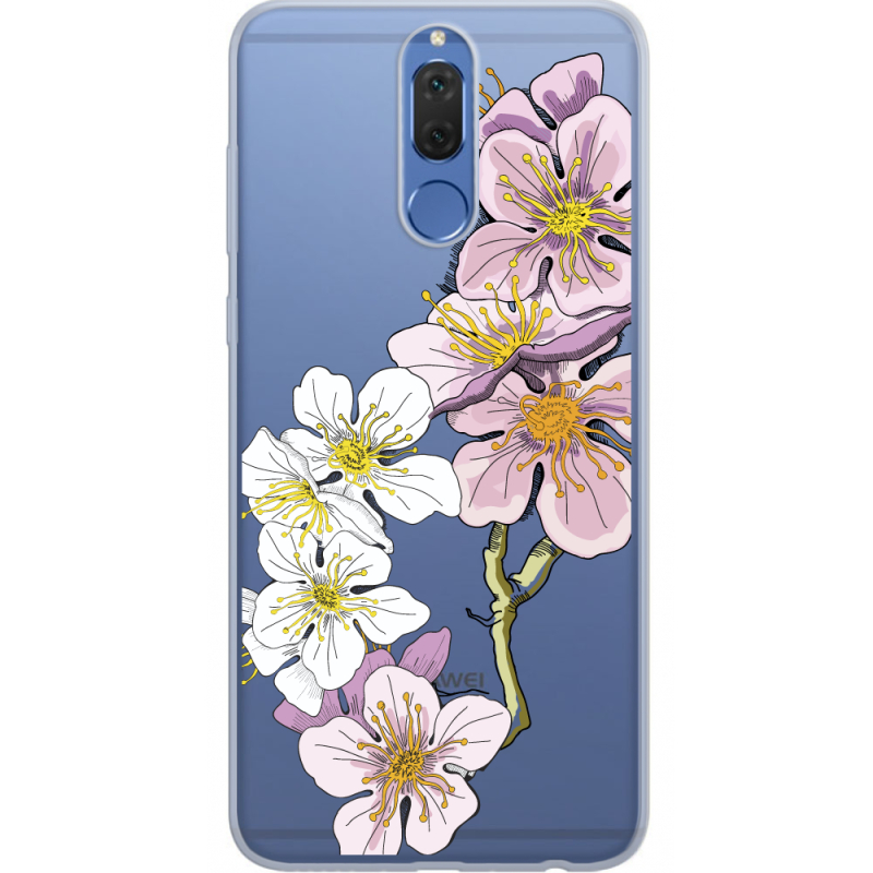 Прозрачный чехол Uprint Huawei Mate 10 Lite Cherry Blossom