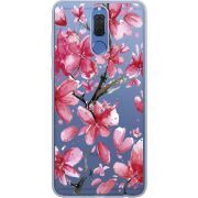 Прозрачный чехол Uprint Huawei Mate 10 Lite Pink Magnolia