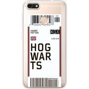 Прозрачный чехол Uprint Huawei Nova Lite 2017 Ticket Hogwarts