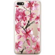Прозрачный чехол Uprint Huawei Nova Lite 2017 Pink Magnolia