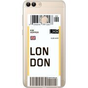 Прозрачный чехол Uprint Huawei P Smart Ticket London