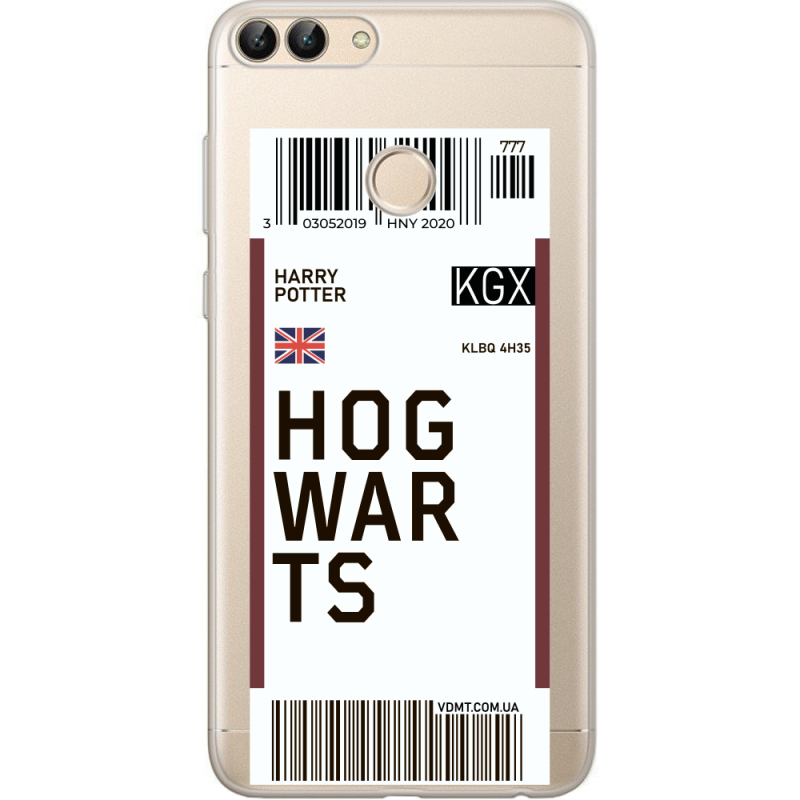 Прозрачный чехол Uprint Huawei P Smart Ticket Hogwarts