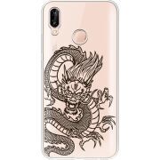 Прозрачный чехол Uprint Huawei P20 Lite Chinese Dragon