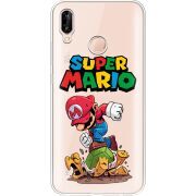 Прозрачный чехол Uprint Huawei P20 Lite Super Mario