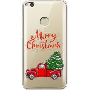 Прозрачный чехол Uprint Huawei P8 Lite 2017 Holiday Car