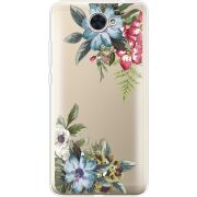 Прозрачный чехол Uprint Huawei Y7 2017 Floral