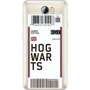 Прозрачный чехол Uprint Huawei Y5 2 Ticket Hogwarts