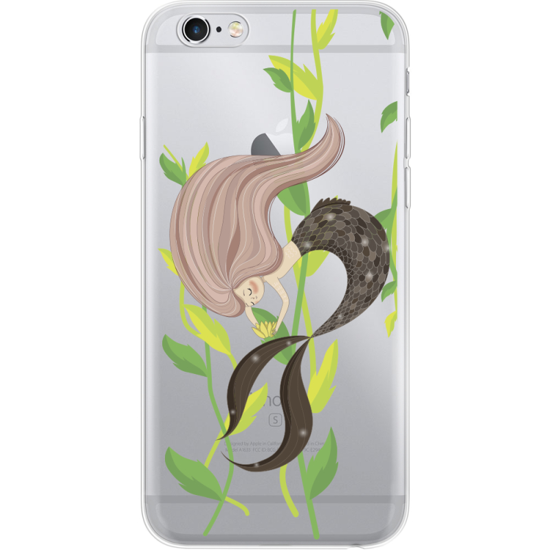 Прозрачный чехол Uprint Apple iPhone 6 / 6S Cute Mermaid