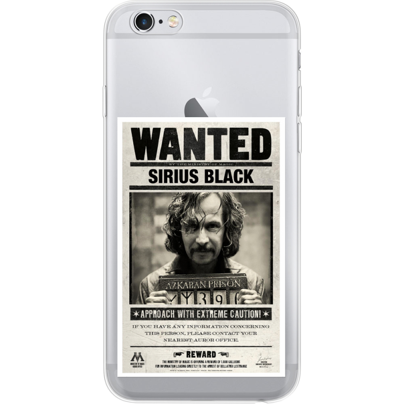 Прозрачный чехол Uprint Apple iPhone 6 / 6S Sirius Black
