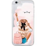 Прозрачный чехол Uprint Apple iPhone 6 / 6S Travel Girl