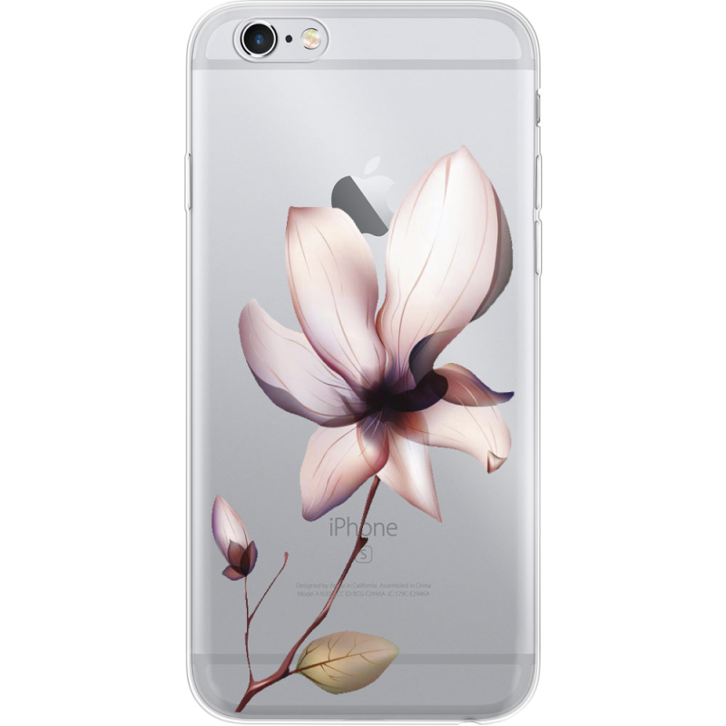 Прозрачный чехол Uprint Apple iPhone 6 / 6S Magnolia