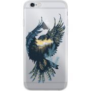 Прозрачный чехол Uprint Apple iPhone 6 / 6S Eagle