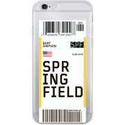 Прозрачный чехол Uprint Apple iPhone 6 Plus / 6S Plus  Ticket Springfield