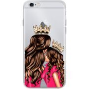 Прозрачный чехол Uprint Apple iPhone 6 Plus / 6S Plus  Queen and Princess