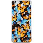 Прозрачный чехол Uprint Apple iPhone 6 Plus / 6S Plus  Butterfly Morpho