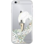 Прозрачный чехол Uprint Apple iPhone 6 Plus / 6S Plus  Swan