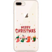 Прозрачный чехол Uprint Apple iPhone 7/8 Plus Merry Christmas