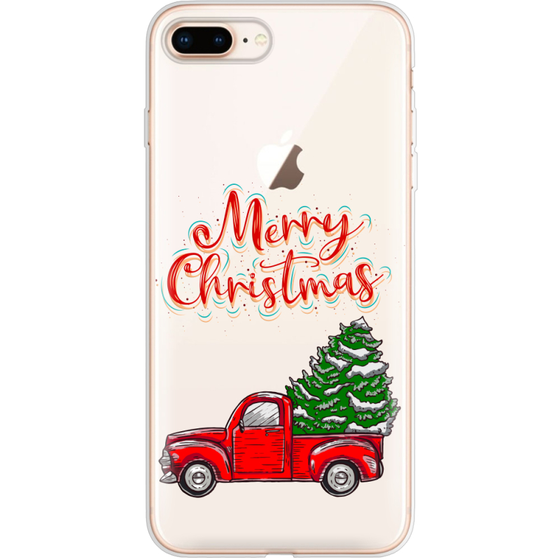 Прозрачный чехол Uprint Apple iPhone 7/8 Plus Holiday Car