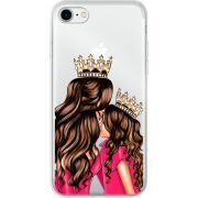 Прозрачный чехол Uprint Apple iPhone 7/8 Queen and Princess