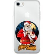 Прозрачный чехол Uprint Apple iPhone 7/8 Cool Santa