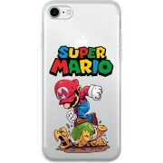 Прозрачный чехол Uprint Apple iPhone 7/8 Super Mario