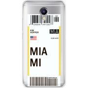 Прозрачный чехол Uprint Meizu M5 Note Ticket Miami