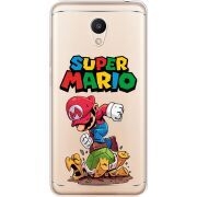 Прозрачный чехол Uprint Meizu M6 Super Mario