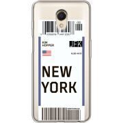 Прозрачный чехол Uprint Meizu M6s Ticket New York