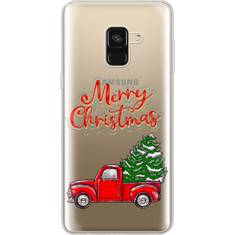 Прозрачный чехол Uprint Samsung A530 Galaxy A8 (2018) Holiday Car