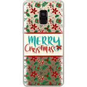 Прозрачный чехол Uprint Samsung A530 Galaxy A8 (2018) Vintage Christmas Pattern