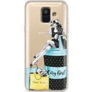 Прозрачный чехол Uprint Samsung A600 Galaxy A6 2018 City Girl