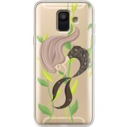 Прозрачный чехол Uprint Samsung A600 Galaxy A6 2018 Cute Mermaid