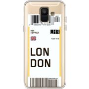 Прозрачный чехол Uprint Samsung A600 Galaxy A6 2018 Ticket London
