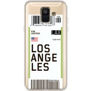 Прозрачный чехол Uprint Samsung A600 Galaxy A6 2018 Ticket Los Angeles