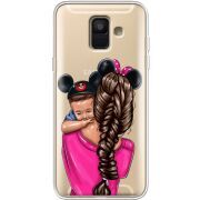 Прозрачный чехол Uprint Samsung A600 Galaxy A6 2018 Mouse Mommy