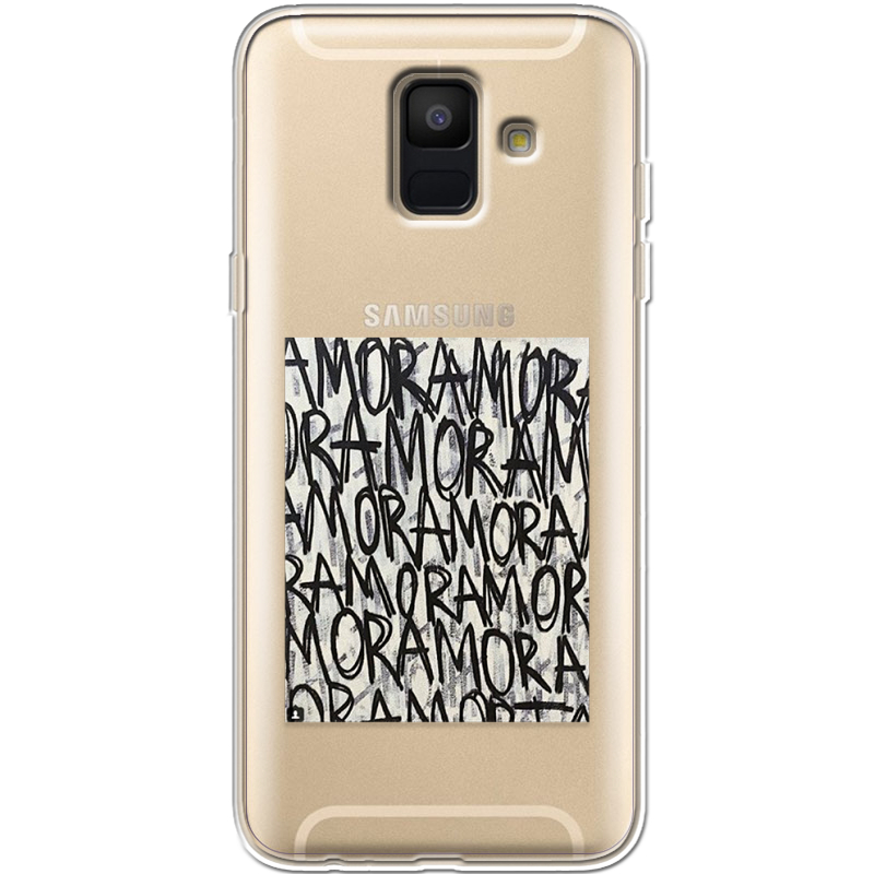 Прозрачный чехол Uprint Samsung A600 Galaxy A6 2018 Amor Amor
