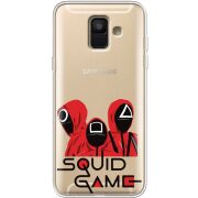 Прозрачный чехол Uprint Samsung A600 Galaxy A6 2018 siquid game люди в красном