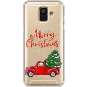 Прозрачный чехол Uprint Samsung A600 Galaxy A6 2018 Holiday Car