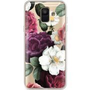 Прозрачный чехол Uprint Samsung A600 Galaxy A6 2018 Floral Dark Dreams