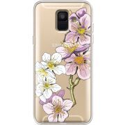 Прозрачный чехол Uprint Samsung A600 Galaxy A6 2018 Cherry Blossom