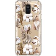 Прозрачный чехол Uprint Samsung A600 Galaxy A6 2018 Cotton and Rabbits