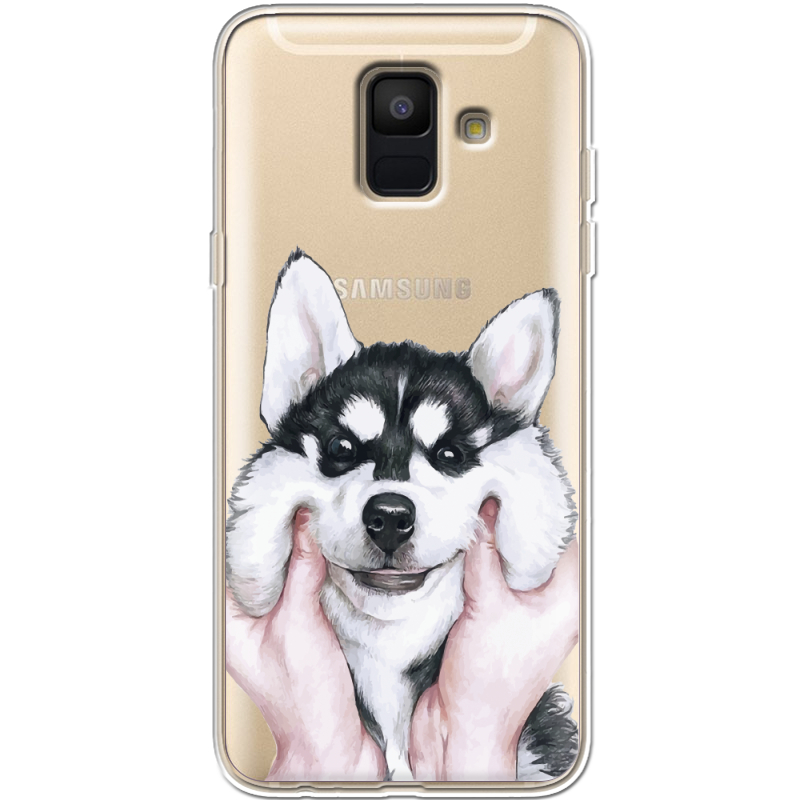 Прозрачный чехол Uprint Samsung A600 Galaxy A6 2018 Husky