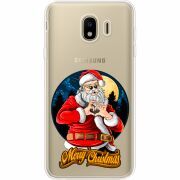 Прозрачный чехол Uprint Samsung J400 Galaxy J4 2018 Cool Santa