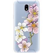 Прозрачный чехол Uprint Samsung J530 Galaxy J5 2017 Cherry Blossom