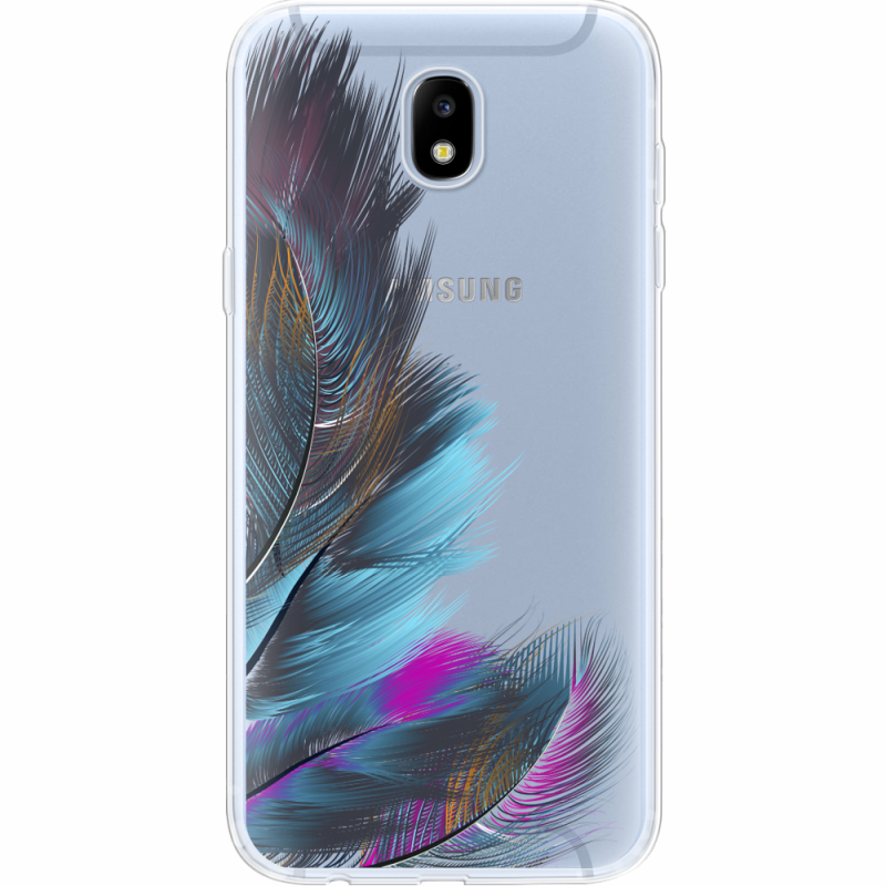 Прозрачный чехол Uprint Samsung J530 Galaxy J5 2017 Feathers