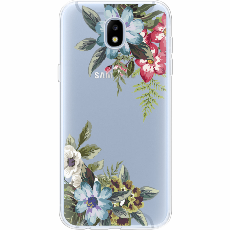 Прозрачный чехол Uprint Samsung J530 Galaxy J5 2017 Floral