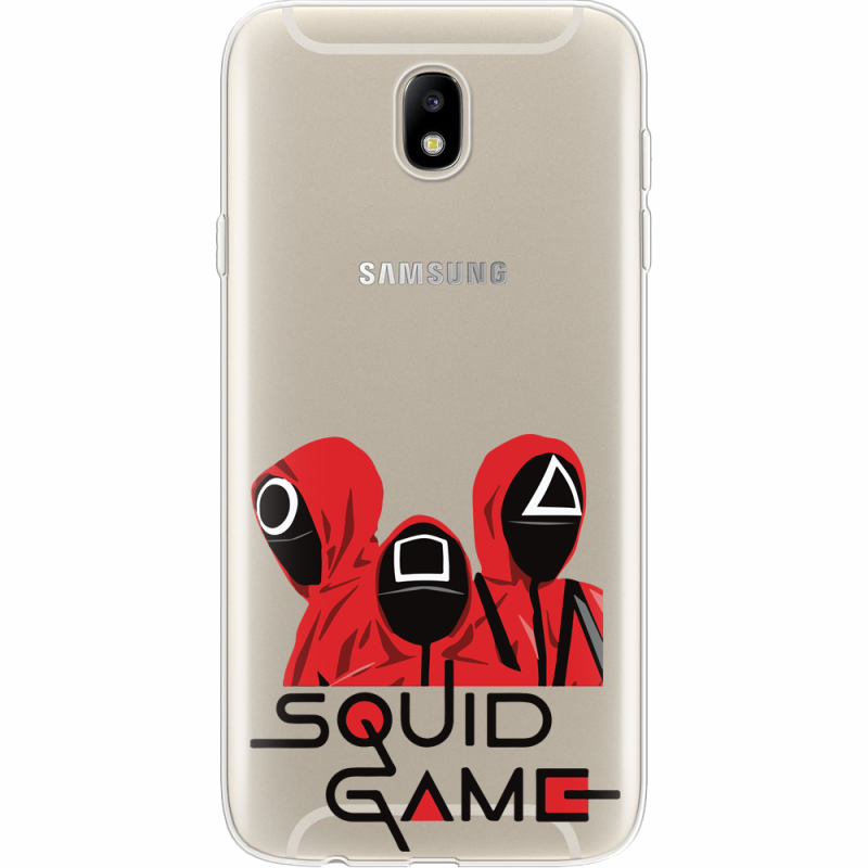 Прозрачный чехол Uprint Samsung J730 Galaxy J7 2017 siquid game люди в красном