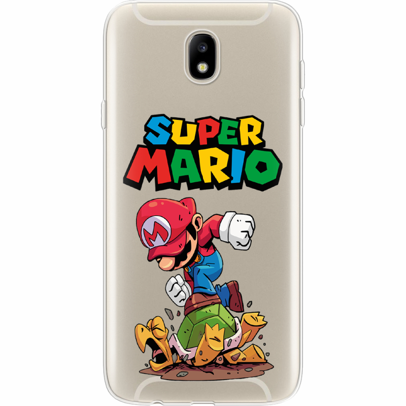 Прозрачный чехол Uprint Samsung J730 Galaxy J7 2017 Super Mario