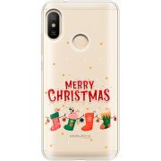 Прозрачный чехол Uprint Xiaomi Mi A2 Lite Merry Christmas